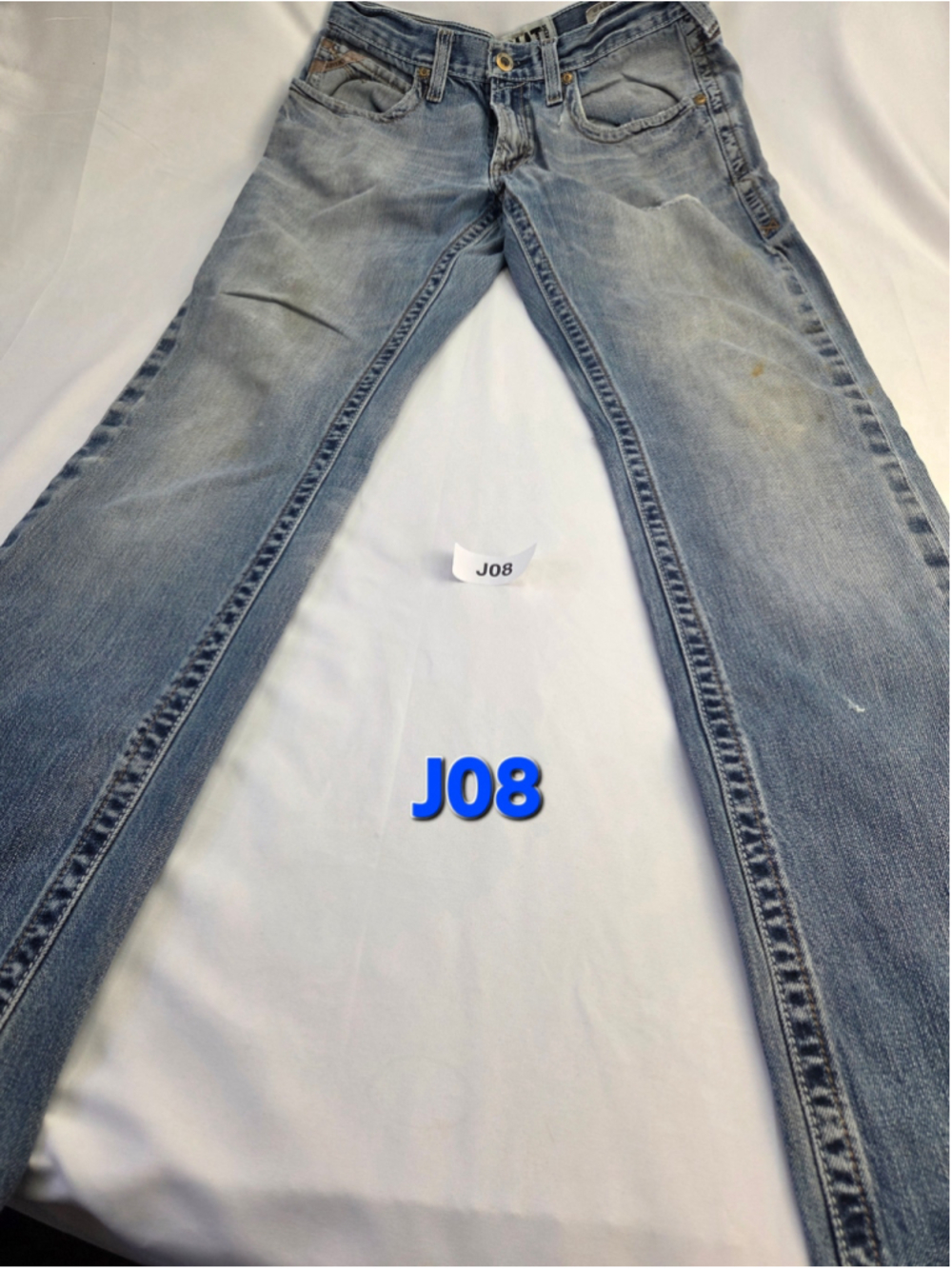 Men's Ariat M5 Straight Leg Jeans, Blue, Size 33x36 - J08